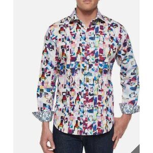 ROBERT GRAHAM Magical Island Button Down Shirt  Size XL